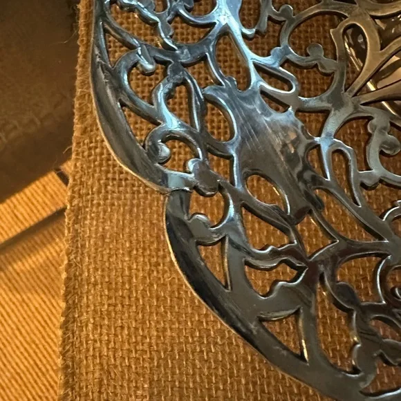 VTG Bride’s Basket by Apollo Silver Co. - Picture 12 of 16